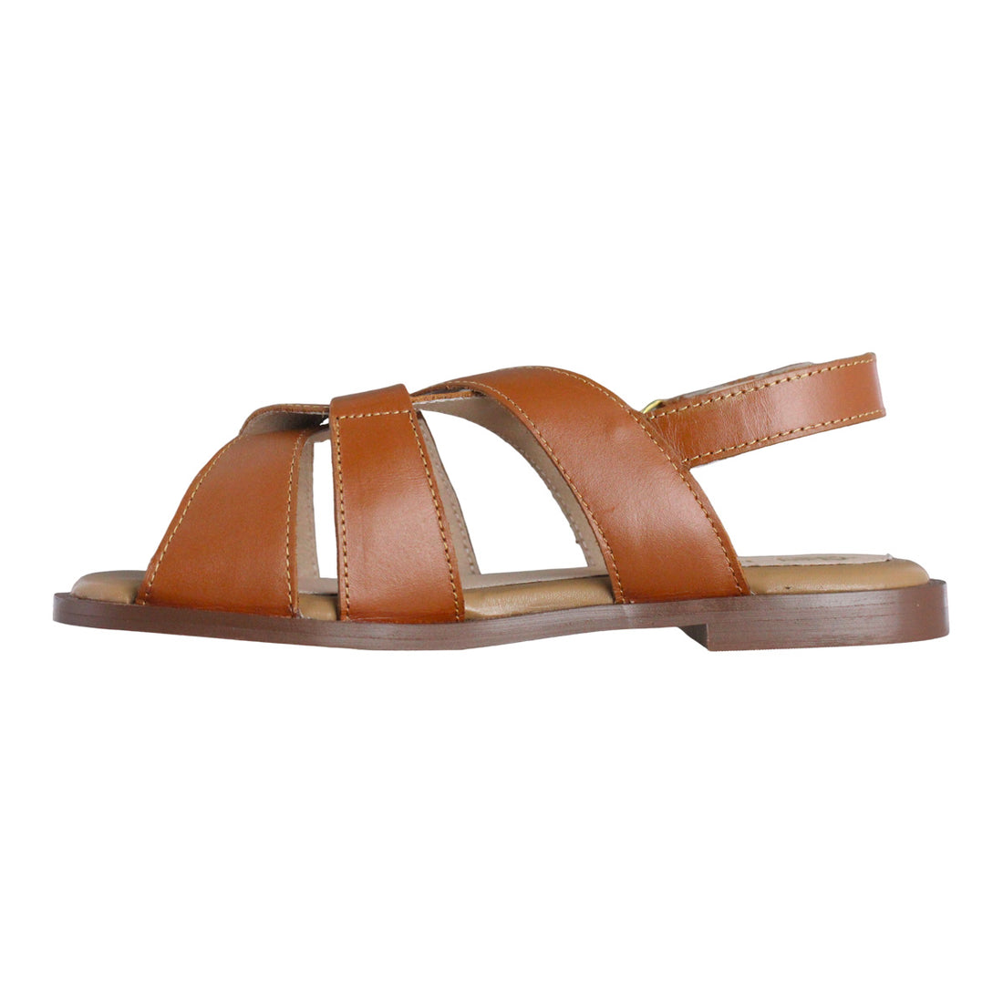Sandalia Mujer 4515 Davina Piel Café Miel