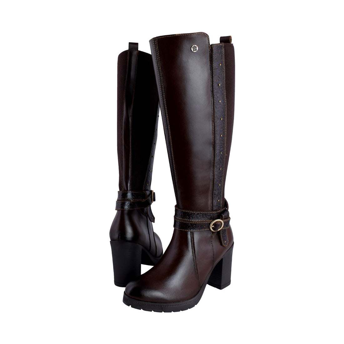 Bota Alta Mujer 95020 Davina Piel Brandy