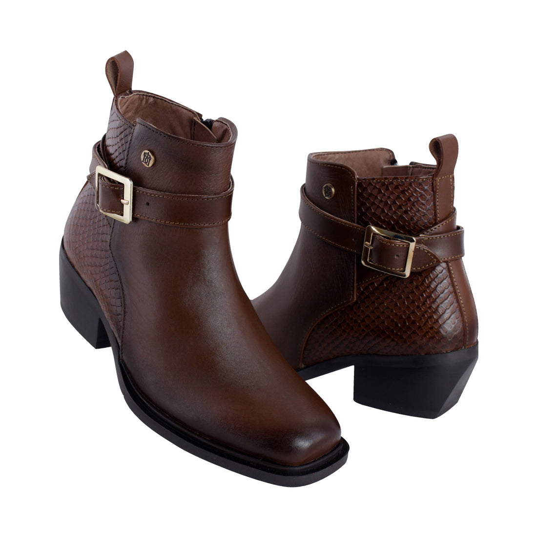 Bota Vaquera Corta 97001 Davina Piel Shedrón