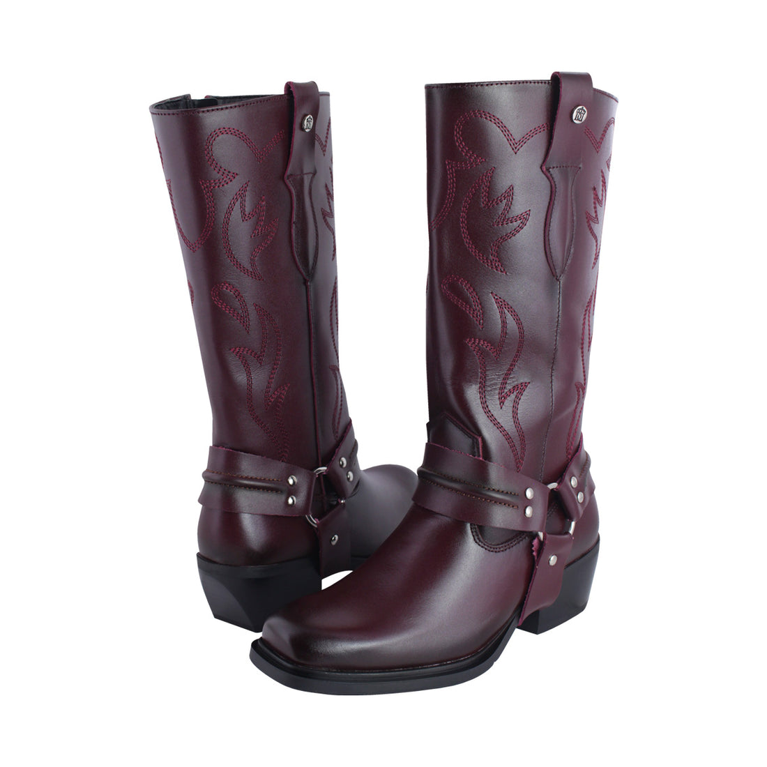 Bota Vaquera Mujer 97400 Davina Piel Vino