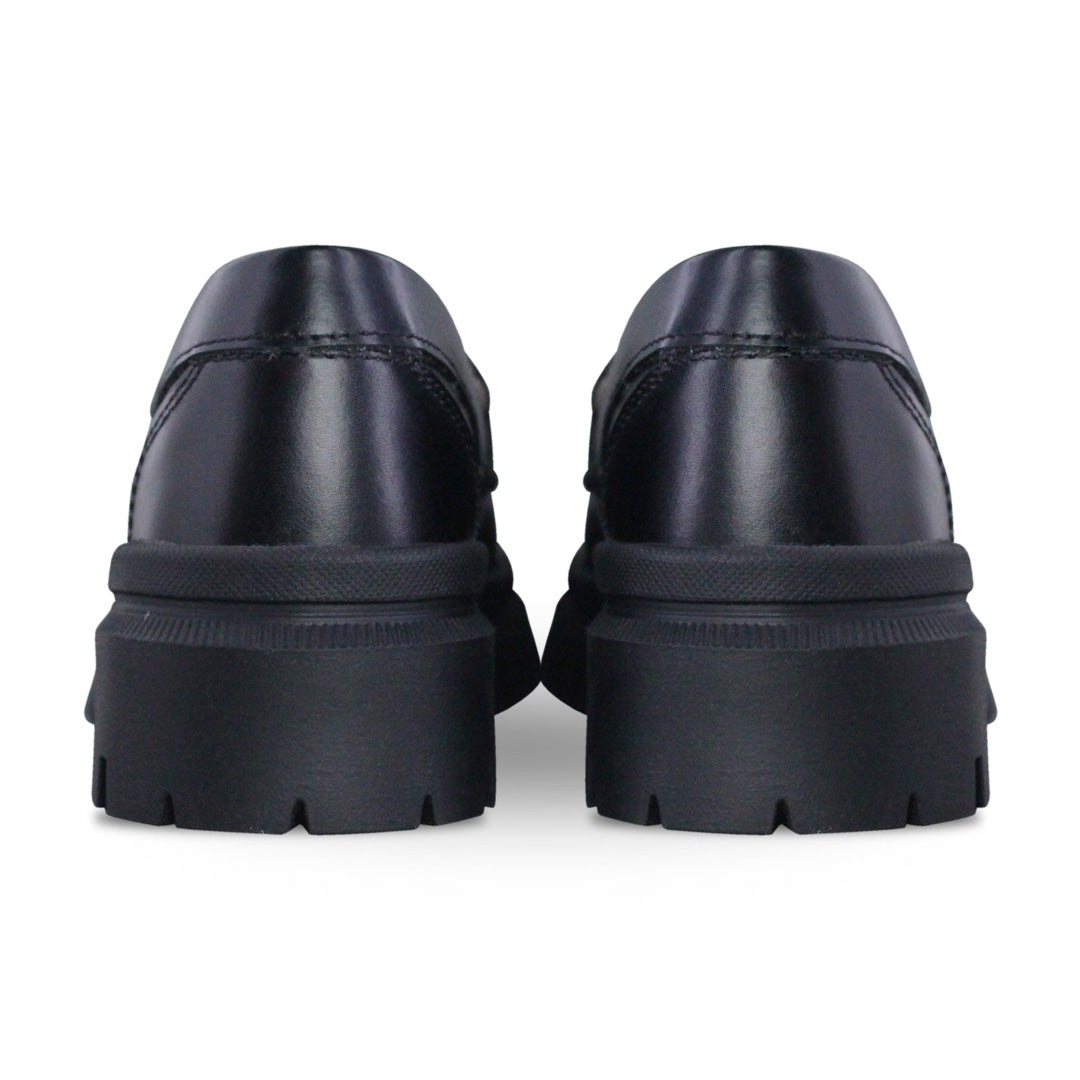 Mocasín Mujer 9967 Piel Negro con herraje de corazón
