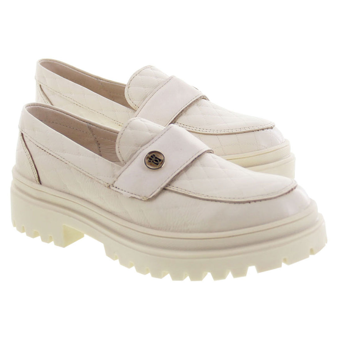 Mocasín Mujer 9972 Davina Piel Beige