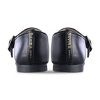 Balerina Niña 30150 Davina Piel Negro con Hebilla