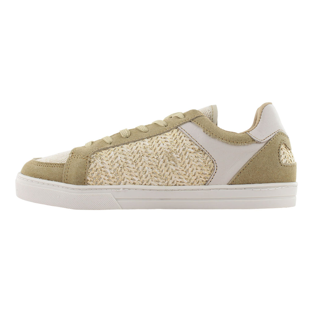 Tenis Casual de Mujer 32201 Davina Arena Yute con Cintas