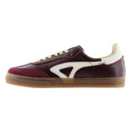 Tenis Casual Unisex 32211 Piel Vino con Cintas