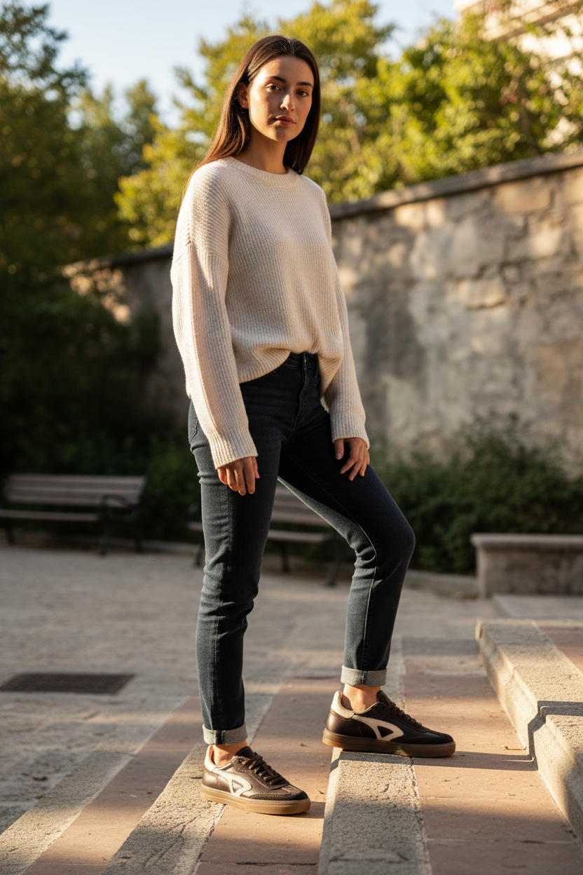 Tenis Casual de Mujer 32212 Café
