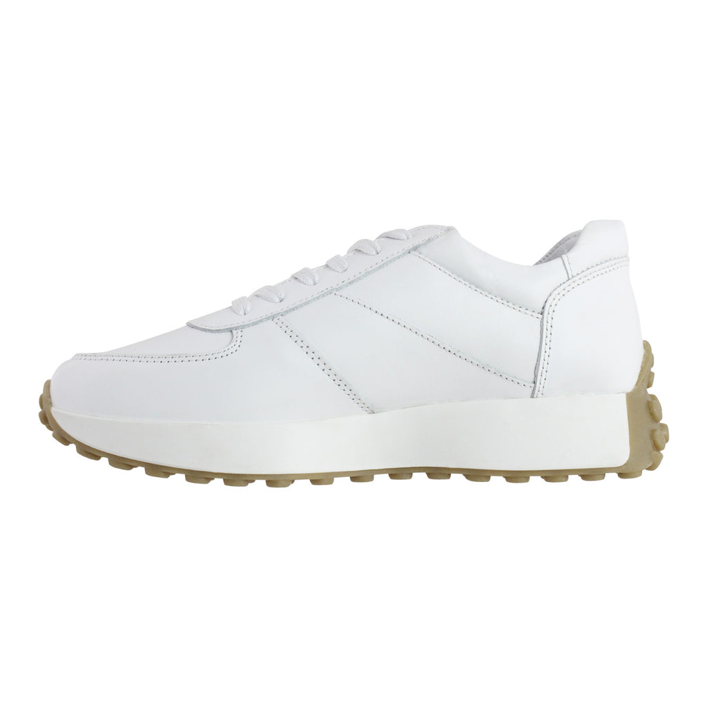 Tenis Casual de Mujer 35000 Piel Blanco