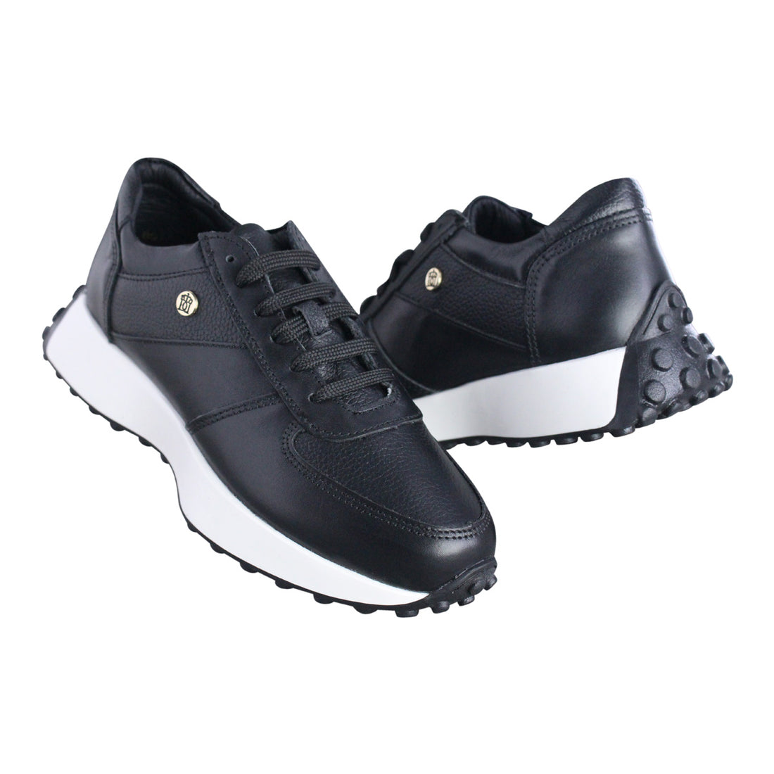 Tenis Dama 35000 Davina Piel Negro