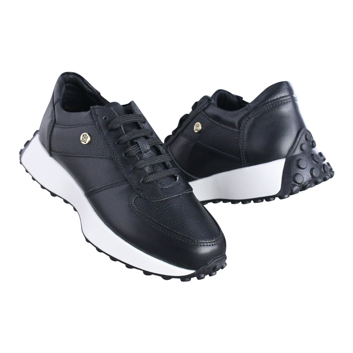 Tenis Dama 35000 Davina Piel Negro
