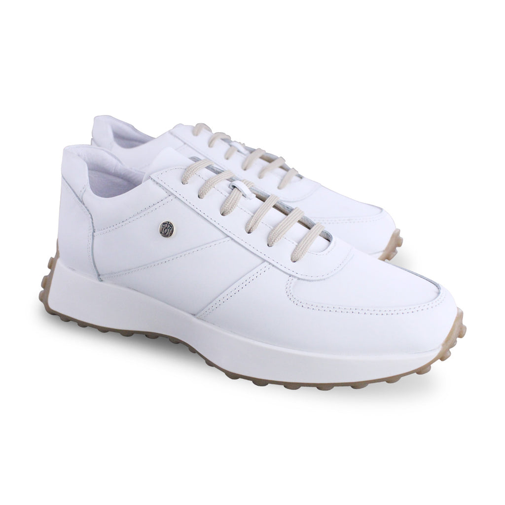 Tenis Casual de Mujer 35000 Piel Blanco