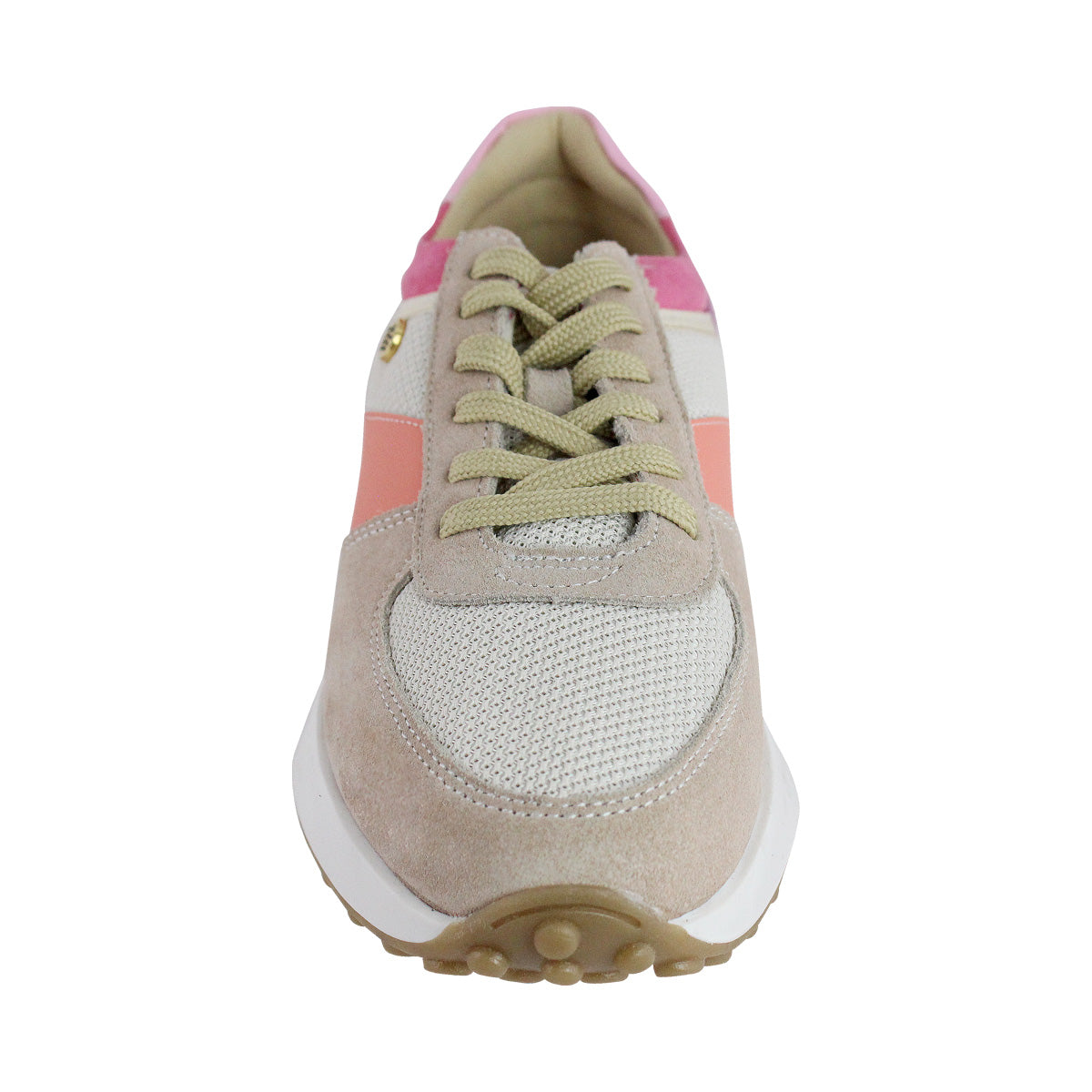 Tenis Casual Mujer 35011 Davina Gamuza Rosa