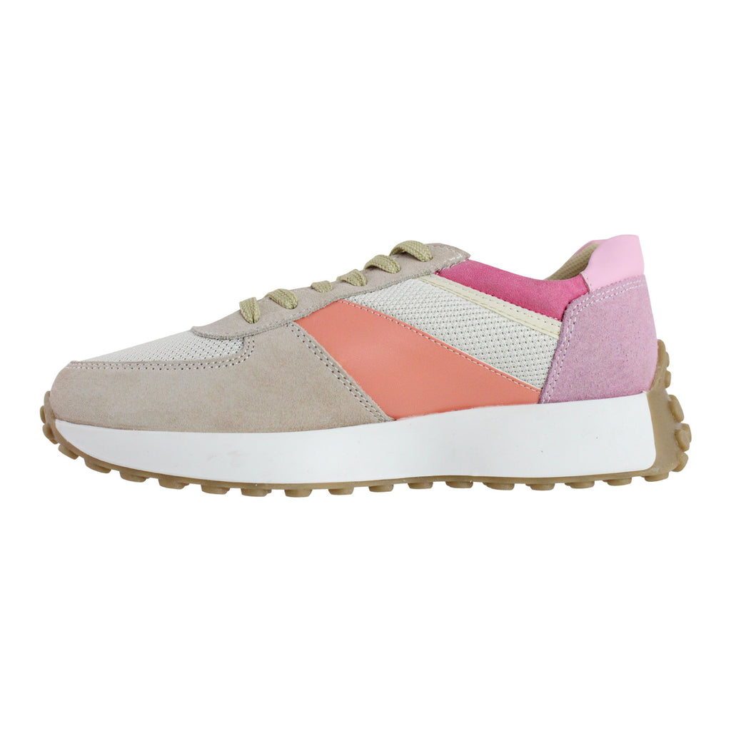 Tenis Casual Mujer 35011 Davina Gamuza Rosa