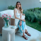 Sandalia Mujer 4510 Piel Café con Tiras