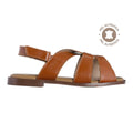 Sandalia Mujer 4515 Davina Piel Café Miel