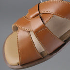 Sandalia Mujer 4515 Davina Piel Café Miel