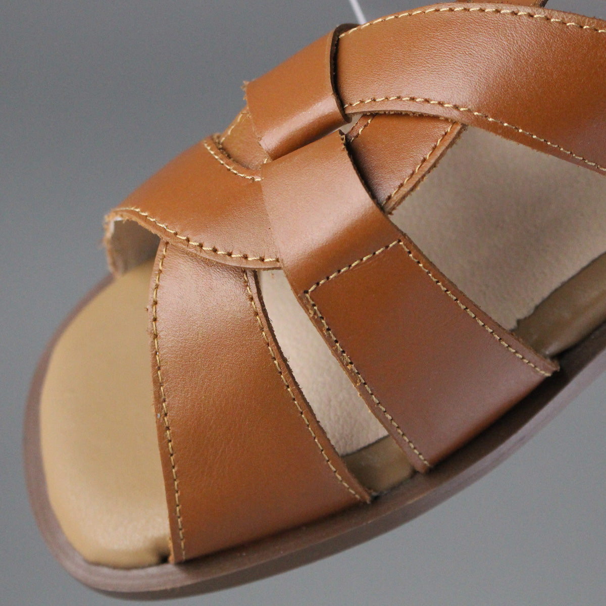 Sandalia Mujer 4515 Davina Piel Café Miel
