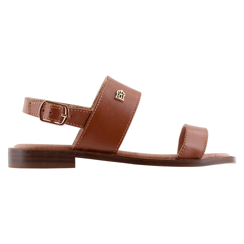 Sandalia de Mujer 4550 Davina Piel Maple con Hebilla