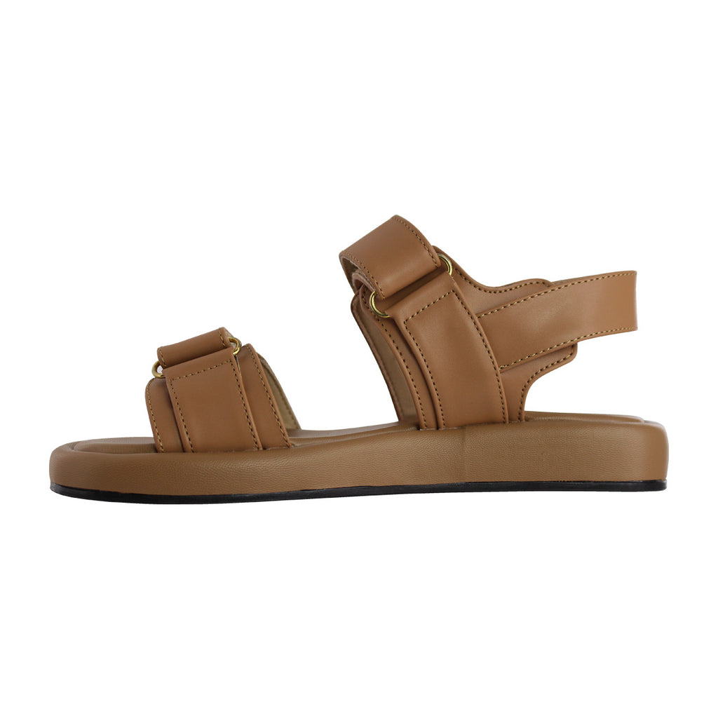 Sandalia de Mujer 4825 Davina Camel con Velcro