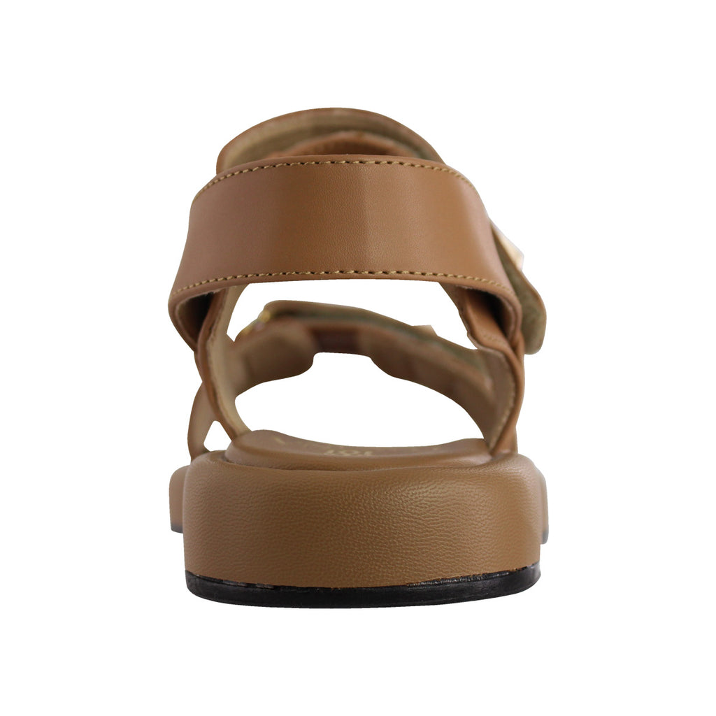Sandalia de Mujer 4825 Davina Camel con Velcro
