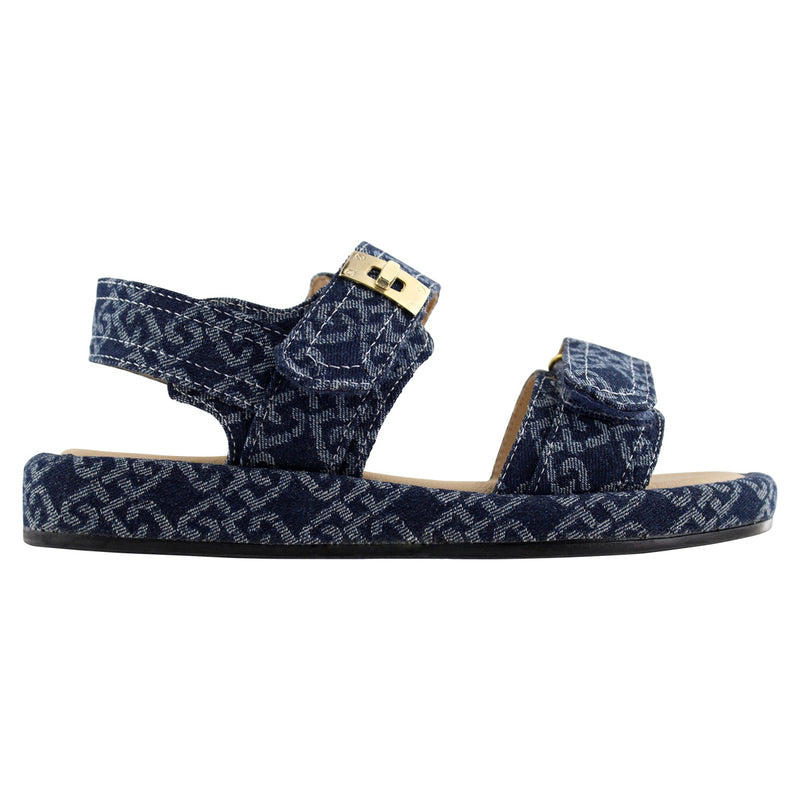 Sandalia  Mujer 4826 Davina Azul con Velcro
