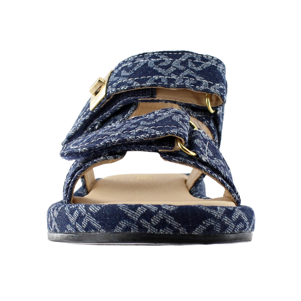 Sandalia  Mujer 4826 Davina Azul con Velcro