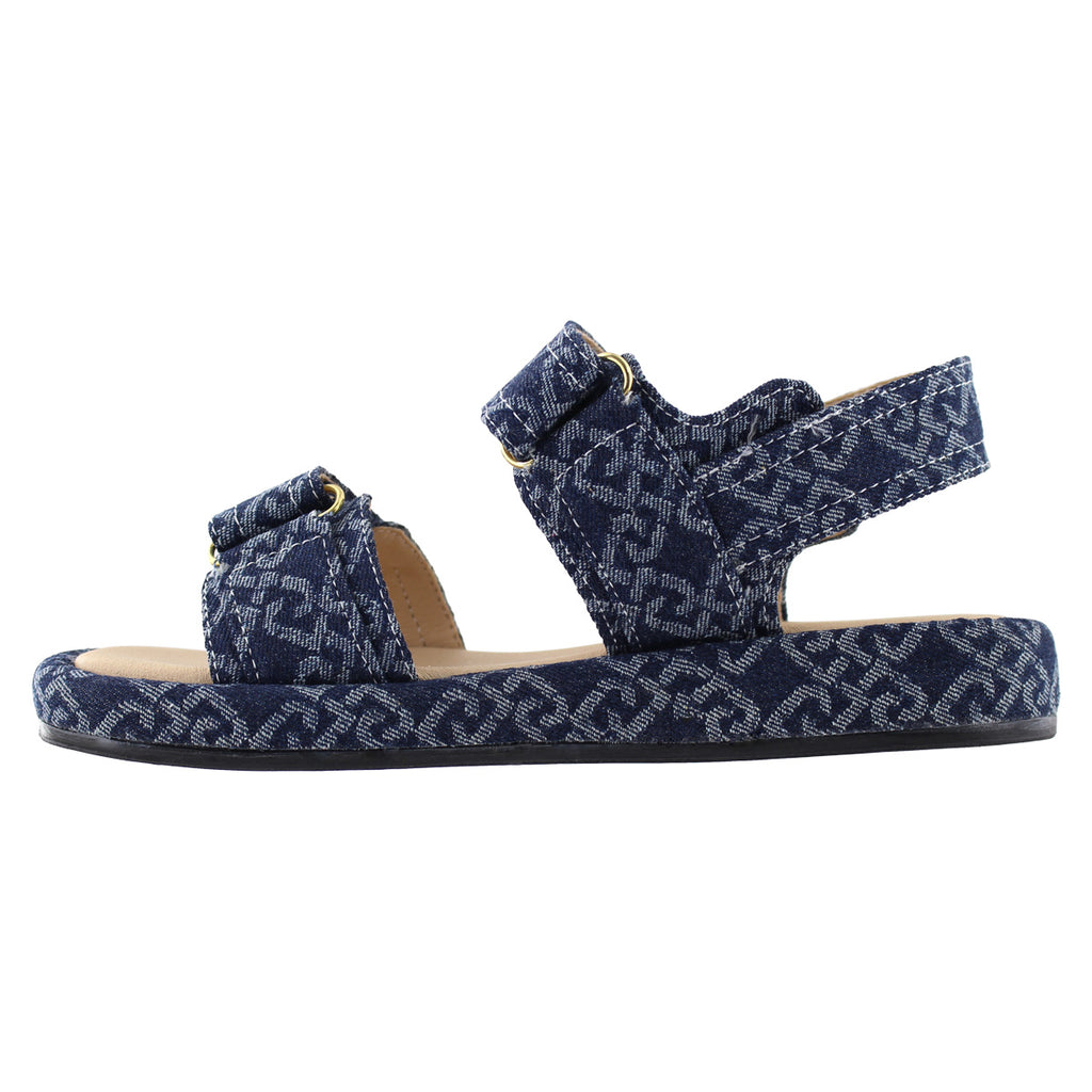 Sandalia  Mujer 4826 Davina Azul con Velcro