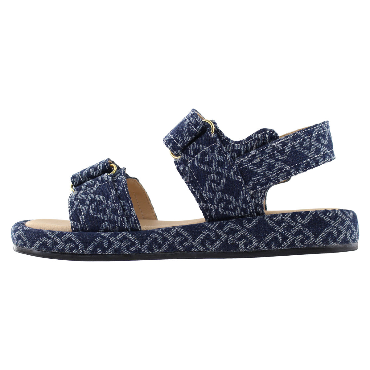 Sandalia  Mujer 4826 Davina Azul con Velcro