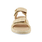 Sandalia de Mujer 4827 Davina Beige Yute Con Velcro