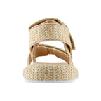 Sandalia de Mujer 4827 Davina Beige Yute Con Velcro