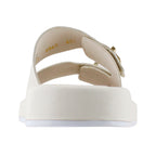 Sandalia Mujer 4860 Davina Beige con Detalles en Dorado