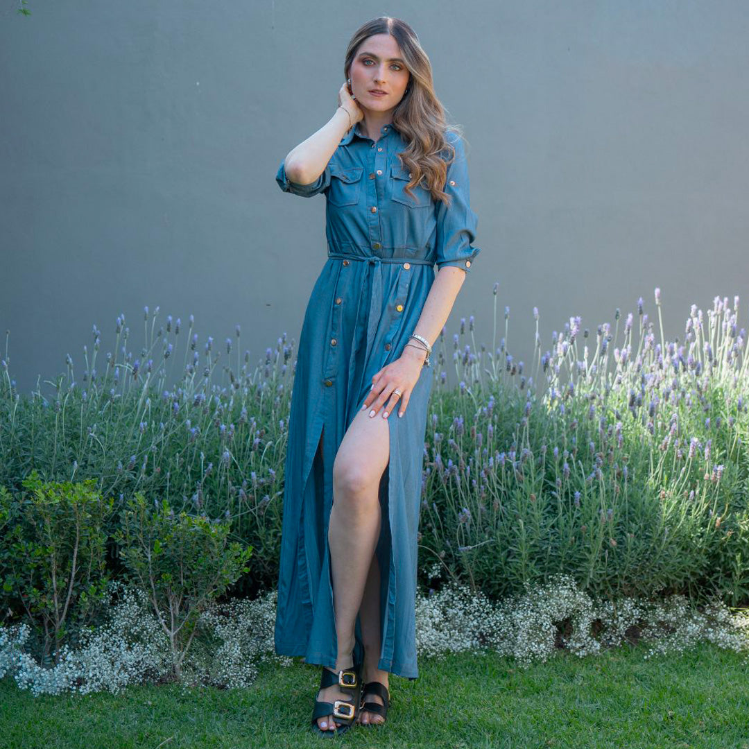 Sandalia Mujer 4865 Negro con doble Hebilla