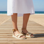 Sandalia Mujer 4870 Davina Beige