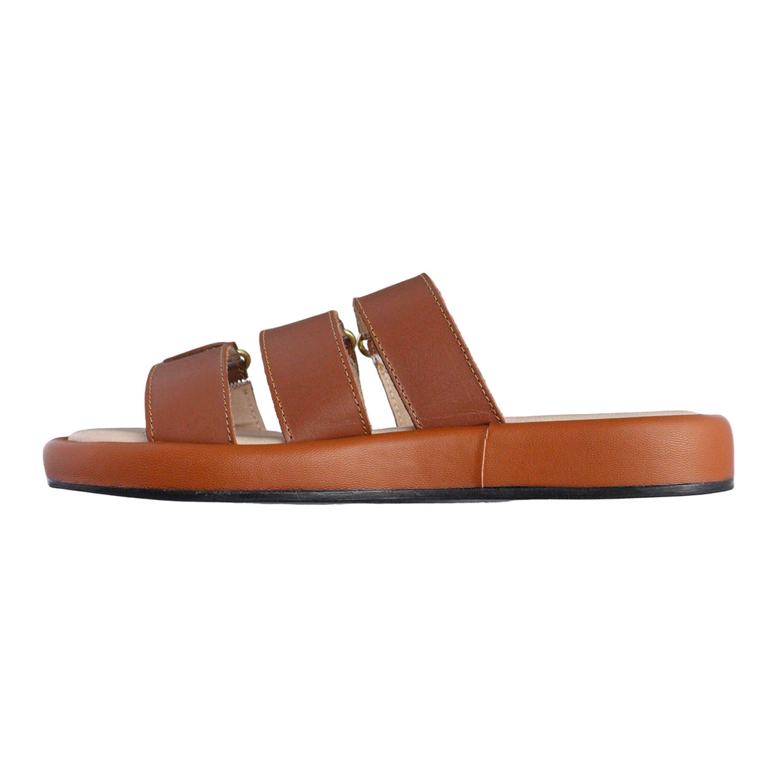 Sandalia Mujer 4880 Davina Piel Café