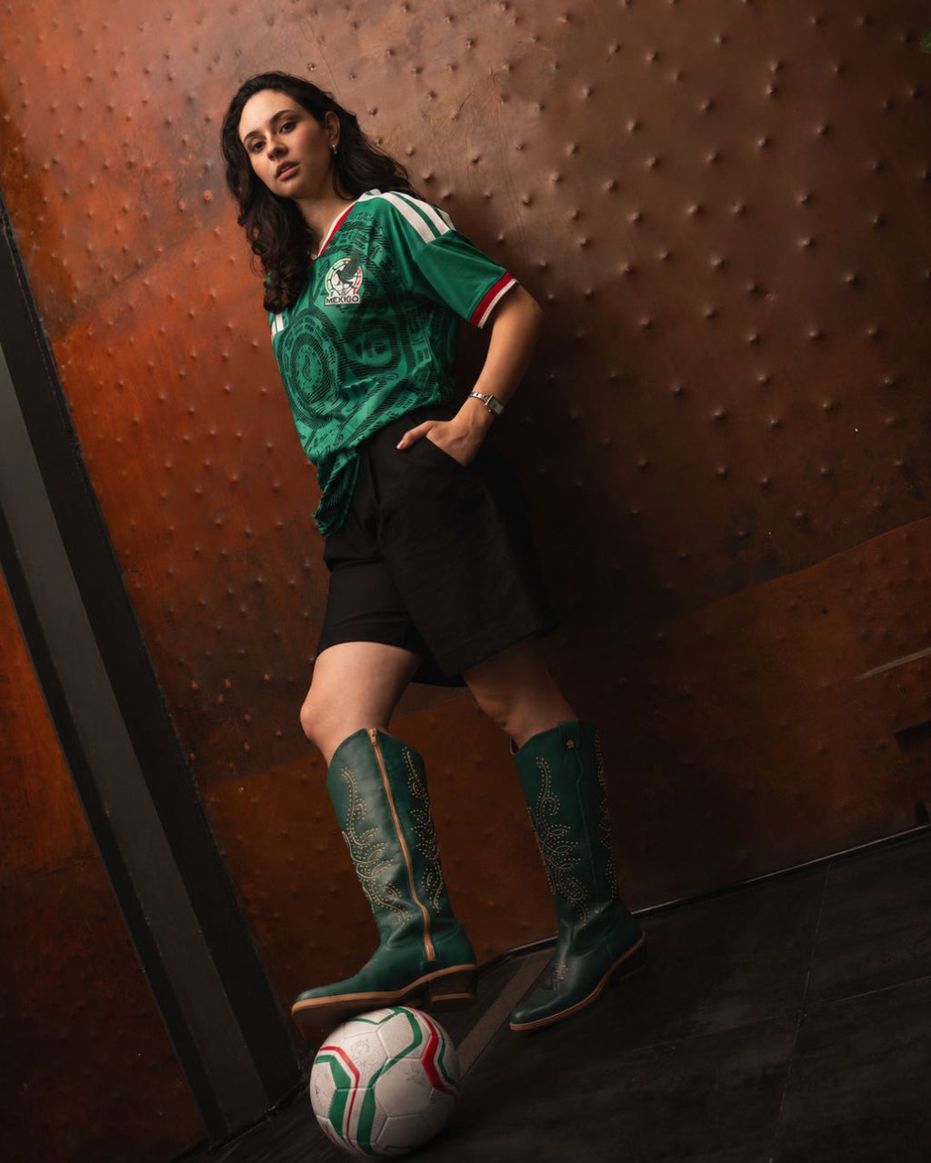 Bota Vaquera Mujer 96541 Verde