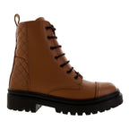 Bota Mujer 72011 Davina Camel con Cintas