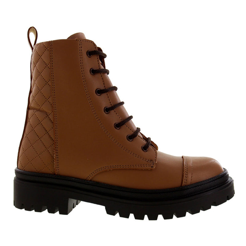 Bota Mujer 72011 Davina Camel con Cintas