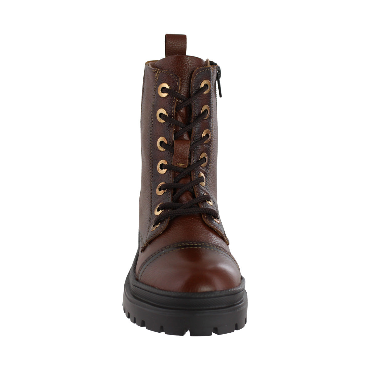 Bota de Mujer 72014 Davina Café con Cintas