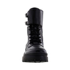 Bota de Mujer 72020 Davina Negro con Cintas