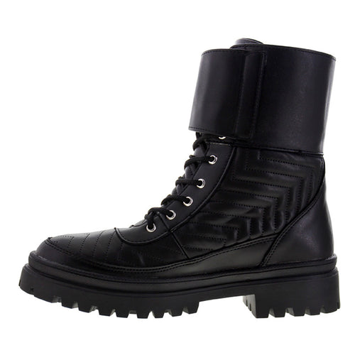 Bota de Mujer 72020 Davina Negro con Cintas