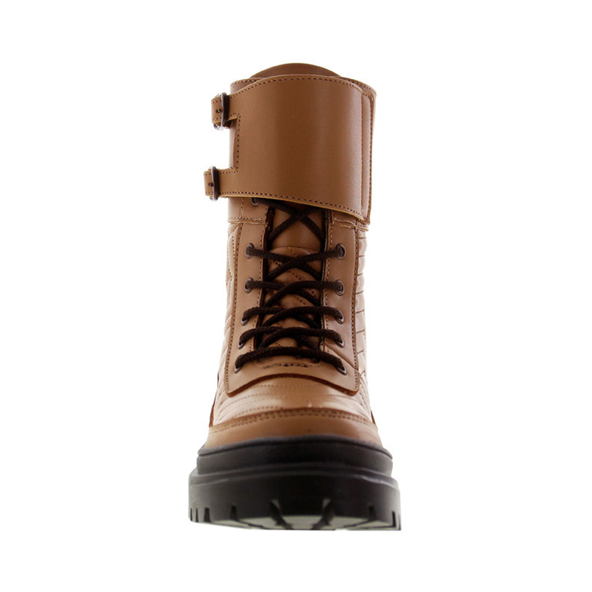 Bota Mujer 72020 Davina Camel con Cintas