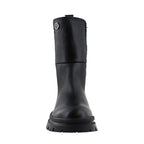 Bota de Mujer 72201 Davina Piel Negro con Elástico