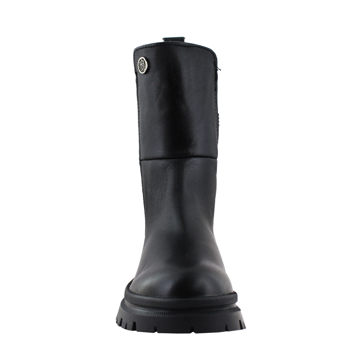 Bota de Mujer 72201 Davina Piel Negro con Elástico