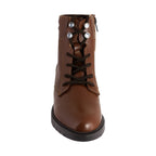 Bota Mujer 72700 Davina Piel Café con Cinta