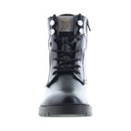 Bota de Mujer 72700 Davina Piel Negra con Cintas