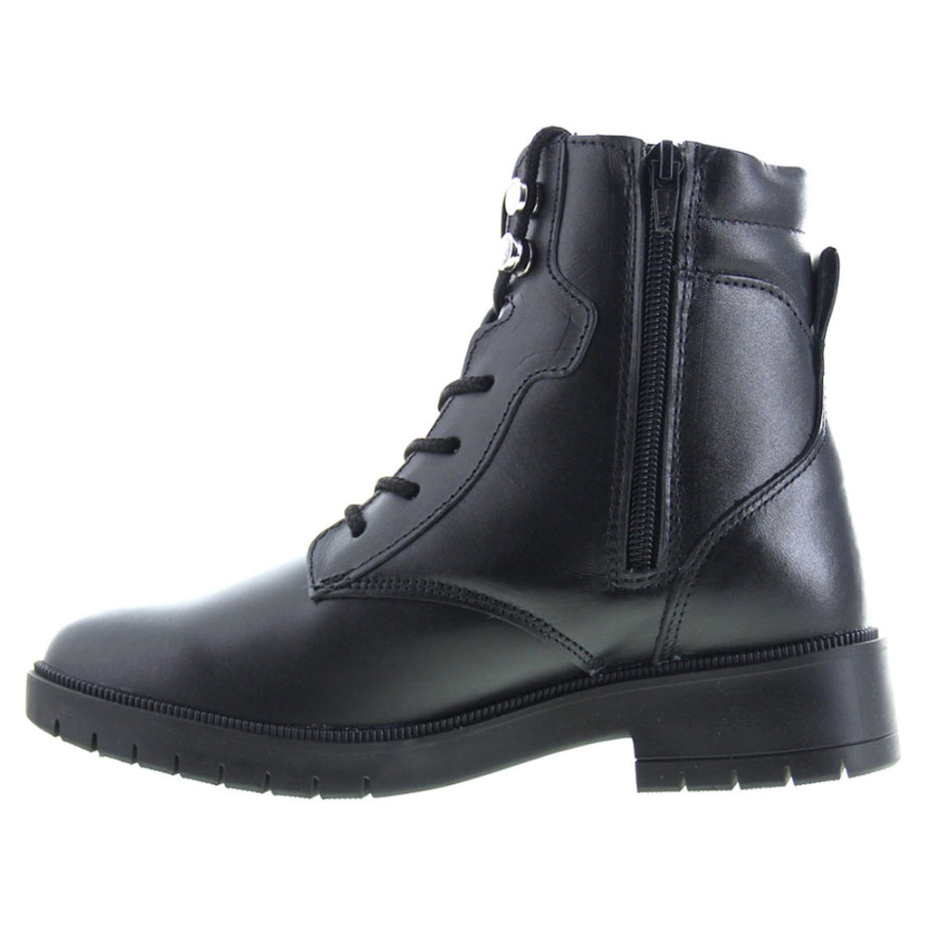 Bota de Mujer 72700 Davina Piel Negra con Cintas