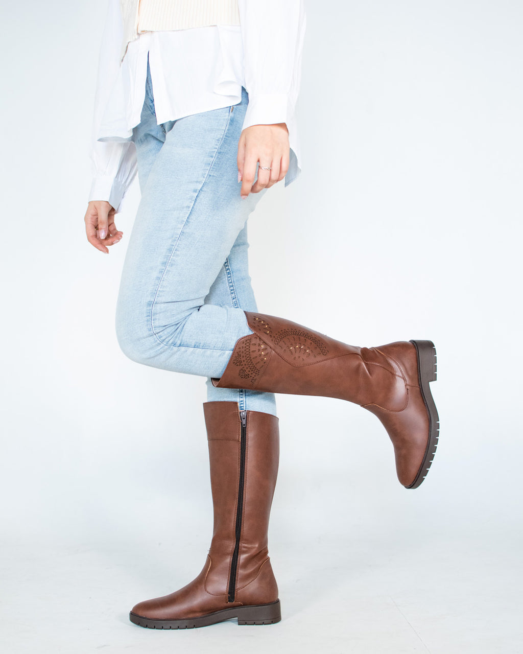 Bota Alta Mujer 73520 Dvina Café