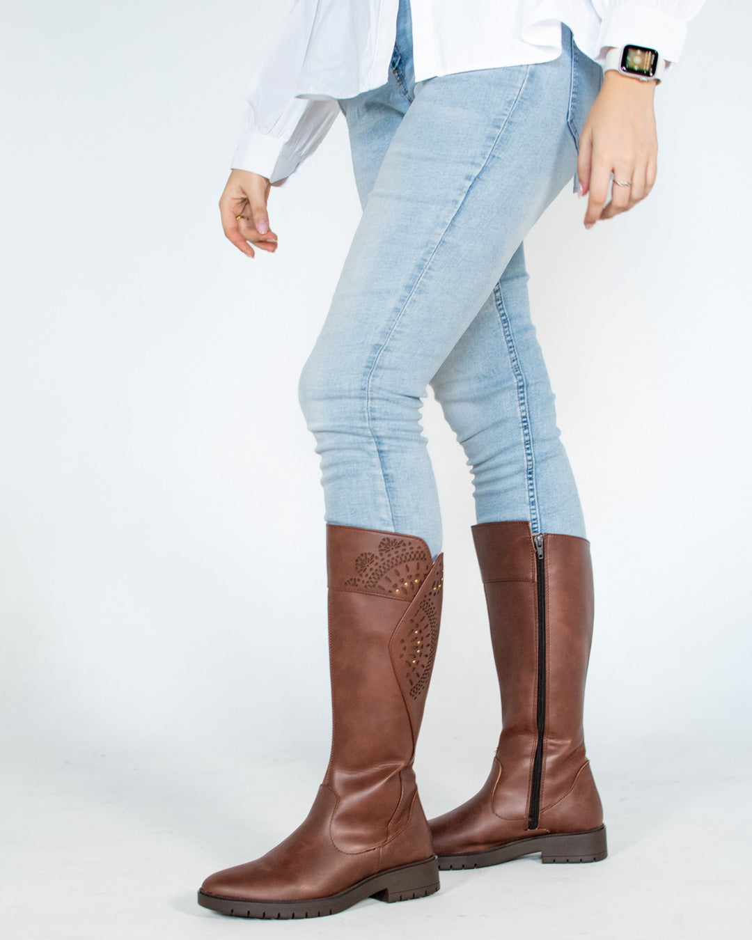 Bota Alta Mujer 73520 Dvina Café