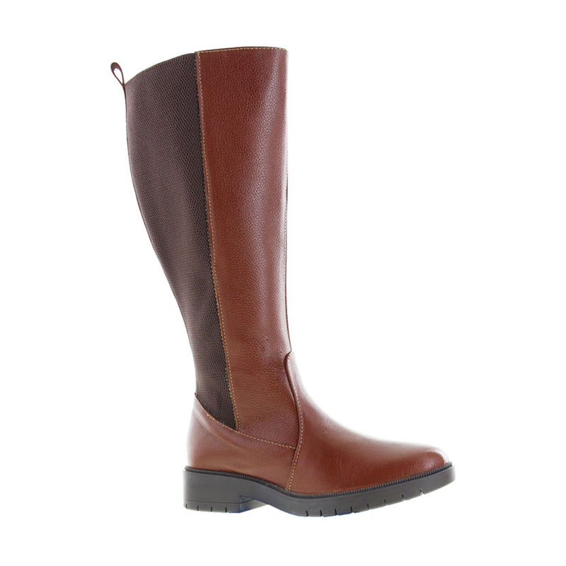 Bota Alta Mujer 73656 Davina Piel Café Claro