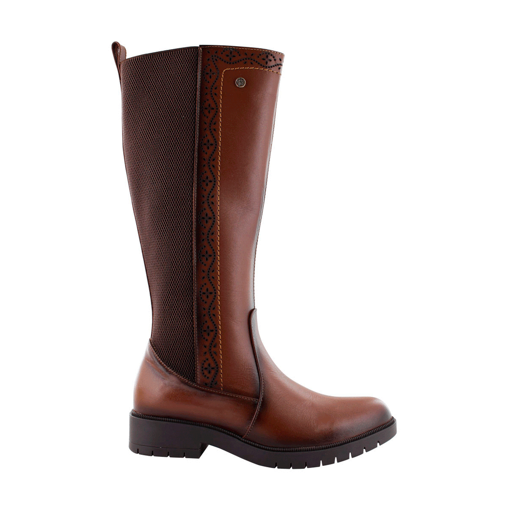 Bota Alta Dama 73657 Davina Piel Shedrón