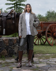 Bota Alta 73661 Davina Piel Brandy